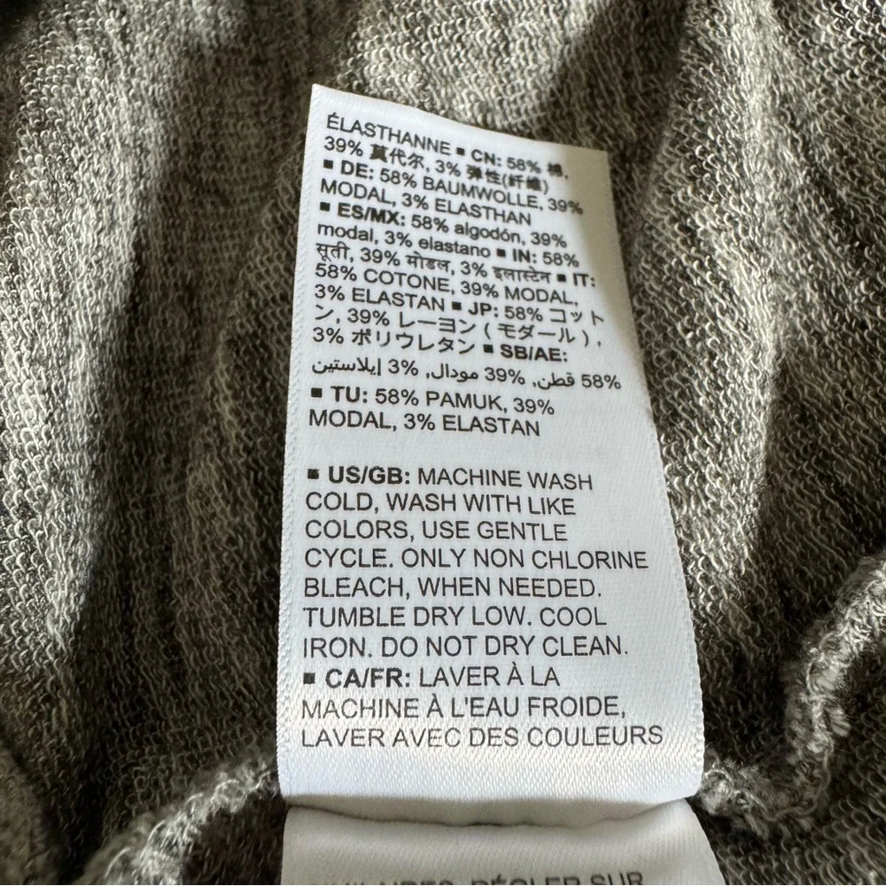 Daily Ritual Heather Gray Mini Dress, XS - Picture 11 of 12
